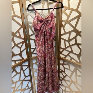 NWT Silk blend Paisley Maxi Dress - S/M